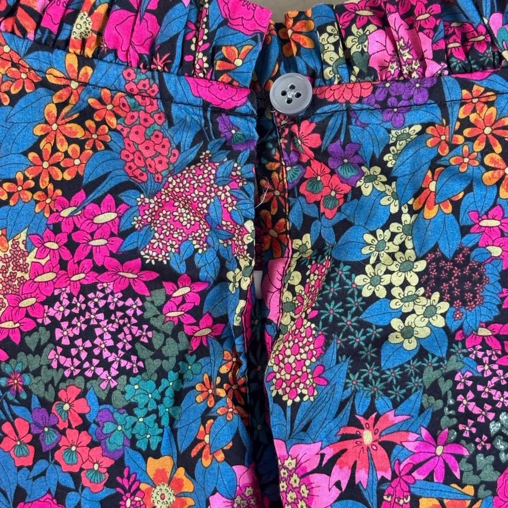 J Crew Small Flutter-sleeve top in Liberty of London Floral Ciara print blouse - Picture 9 of 13
